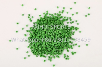 Remplissage en caoutchouc vert 1,3 g/cm3 résistant aux UV pour les terrains de sport à gazon artificiel