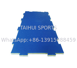 Des surfaces sportives plus sûres rendues possibles grâce à nos solutions certifiées CFH/HIC de compresse à choc Réduction du bruit et allongement de 200%