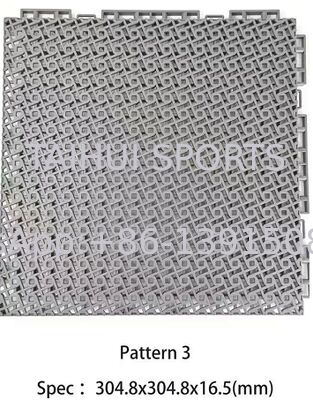 Plancher de terrain de basket-ball en plein air Modulaire PP interverrouillage Suspendu Sports plancher carreaux