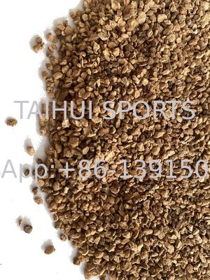 Granules de remplissage de liège résistant aux UV, écologiques et non toxiques pour l'herbe artificielle