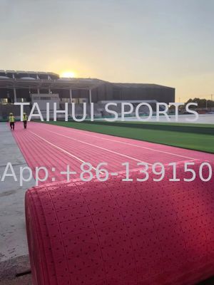 10 mm 12 mm XPE mousse de choc de fond pour le terrain de football