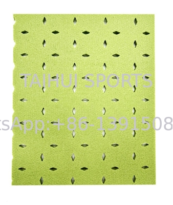 12 mm 15 mm sous-couche de drainage d'herbe artificielle pour le tampon de choc du gazon