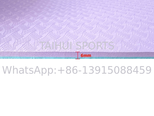 Gymnase de yoga tous les jours Mates de yoga d' exercice 6 mm Tapis de sol confortables