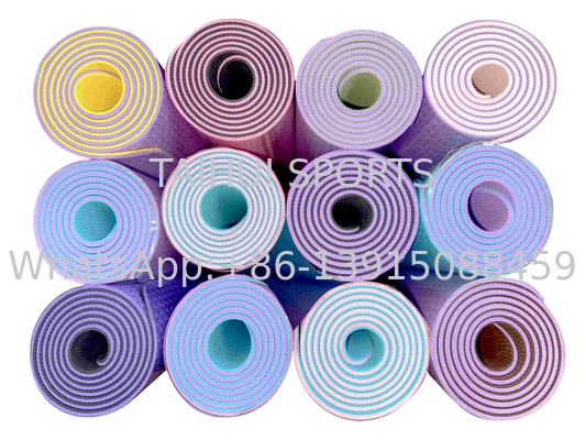 Gymnase de yoga tous les jours Mates de yoga d' exercice 6 mm Tapis de sol confortables