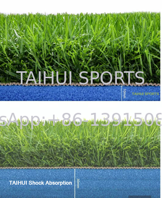 Le terrain de sport sous-couche de gazon artificiel de drainage écologique sous-couche de gazon synthétique