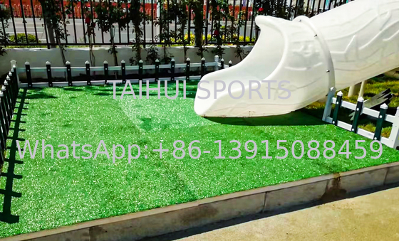 Pile de choc en mousse résistante au feu Herbe artificielle pour tous les sports polyvalente et norme FIFA