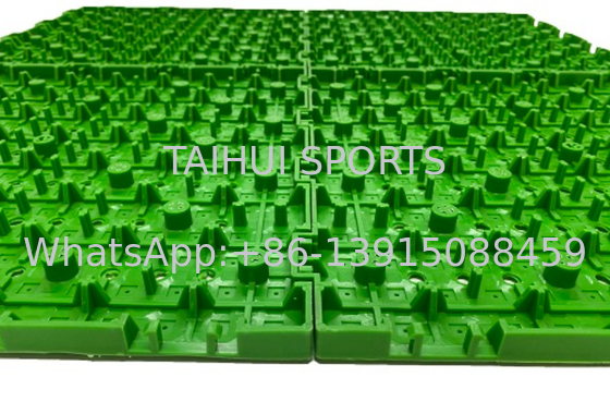 Absorbeur de choc de type fractionné pour les sports Installation rapide et écologique sous gazon artificiel Taille personnalisée 50 M