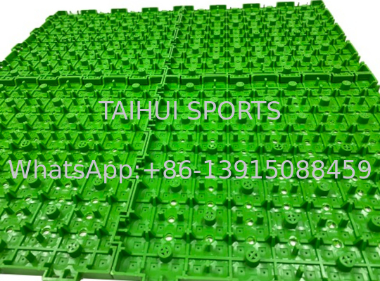 Absorbeur de choc de type fractionné pour les sports Installation rapide et écologique sous gazon artificiel Taille personnalisée 50 M