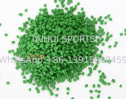 Anti-UV Remplissage d'herbe artificielle par granules TPE Absorption des chocs