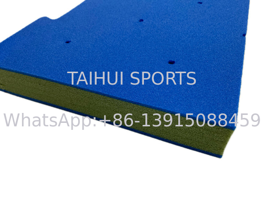 25 à 70 mm d'épaisseur Pad de puzzle pour le terrain de sport / plancher de gymnastique / aire de jeux / jardin d'enfants HIC / CFH valeur absorbant les chocs durable
