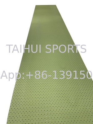 TAIHUI T2510G Sous-couche de plaquette de choc Conception légère Excellente absorption des chocs Longueur de rouleau personnalisable Haute durabilité Vert / personnaliser