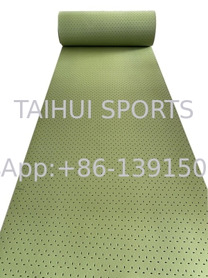 TAIHUI T2510G Sous-couche de plaquette de choc Conception légère Excellente absorption des chocs Longueur de rouleau personnalisable Haute durabilité Vert / personnaliser