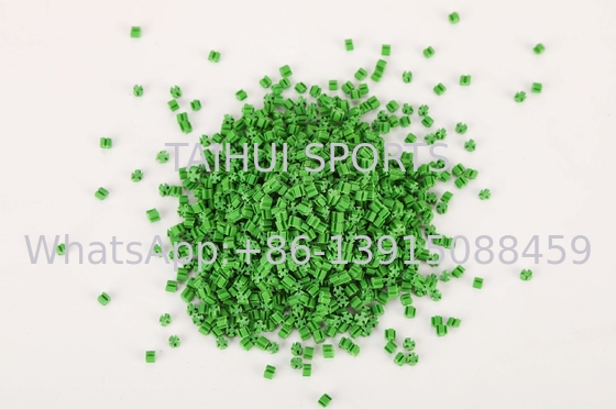 Expérience Durabilité Sécurité Granules de remplissage TPE Option à faible densité de masse pour le gazon artificiel dans le monde entier