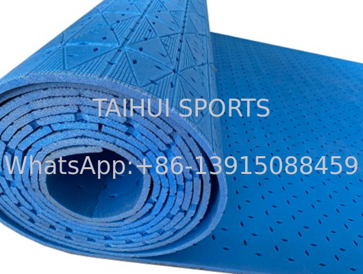 Nouveau coussin de choc spécial en mousse PE pour terrains de sport avec ruban adhésif