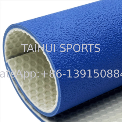 Tapis de sol en caoutchouc en PVC pour cour intérieure 3,5-10 mm épaisseur plancher en PVC sport pour volley-ball badminton tennis salle de danse salle de gym