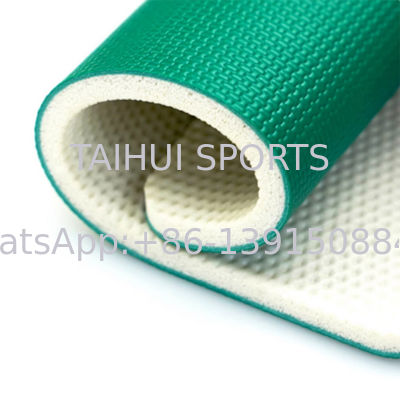 Revêtement de sol sportif intérieur durable pour volleyball, basketball, tennis de table, salle de danse, gymnase