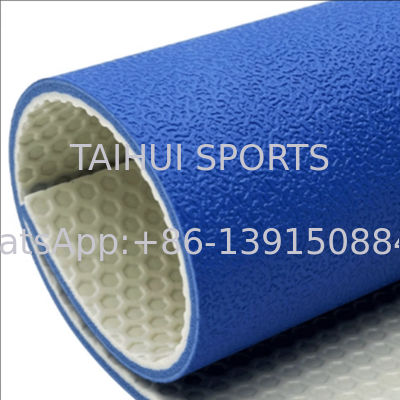 Revêtement de sol sportif intérieur durable pour volleyball, basketball, tennis de table, salle de danse, gymnase