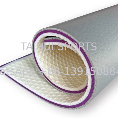 Fabrique Directement Pvc Badminton Roule vers le haut Planchers Vinyle Cour de sport Tapis de sol en caoutchouc Plastique plancher en PVC