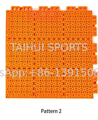 Anti-Skid Waterproof High Compression Resistance PP Interlocking Tiles for Modular Sports Flooring