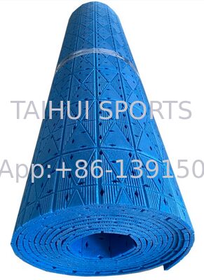 Sous-couche en mousse PE à motifs de nouvelle génération, coussin amortisseur 8mm 10mm 12mm avec tissu sous gazon artificiel pour terrain de football FIFA