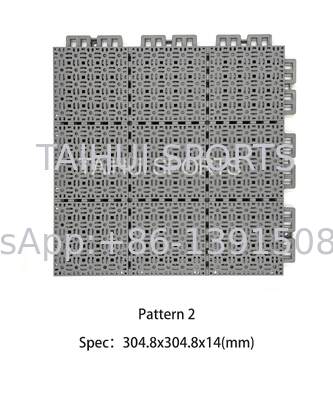 Vente à chaud innovant multi-usage suspendu assemblé plancher de revêtement en plastique pour le basket-ball et le terrain de sport texture de surface plate