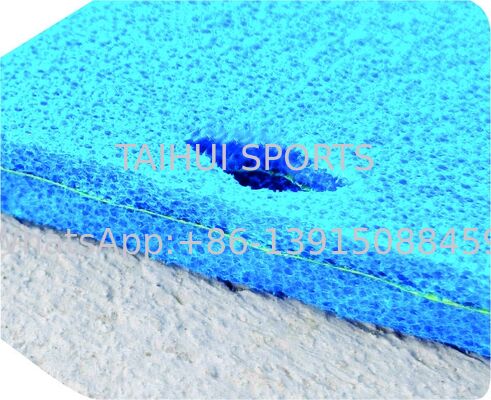 Sous-couche de plaquette de choc standard FIFA 2024 pour l'herbe artificielle avec un drainage et une absorption des vibrations élevés