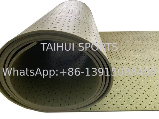 Tapis de mousse de gazon artificiel sous-couche absorbant les chocs pour terrains de sport