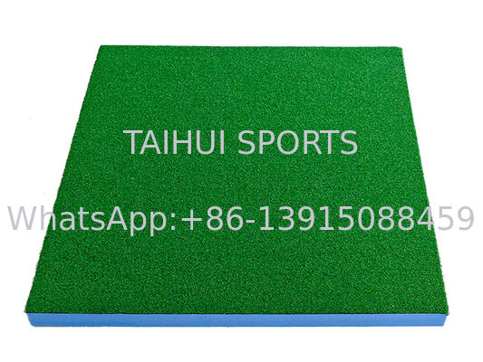 Tapis antichoc certifié HIC pour aire de jeux de 30-80 mm avec haute perméabilité à l'eau et support en mousse PE
