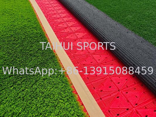 Pad de choc certifié par la FIFA pour le terrain de sport 10 mm 12 mm 15 mm 20 mm sous-couche de gazon artificiel en mousse PE