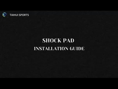 Sous-couche de choc en mousse de 8 mm-20 mm pour les terrains de sport à gazon artificiel