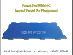 30 mm 50 mm Puzzle de terrain de jeux PAD de choc Pad de gazon Couche de sécurité Couche de drainage