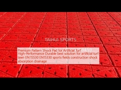 Pad de choc de type Premium pour gazon artificiel Hautes performances Meilleure solution durable pour gazon artificiel EN:15530 EN15330