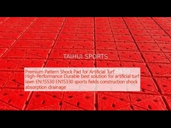 Pad de choc de type Premium pour gazon artificiel Hautes performances Meilleure solution durable pour gazon artificiel EN:15530 EN15330