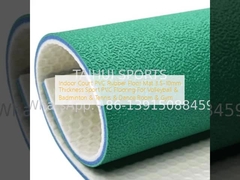 Mat de sol en caoutchouc en PVC pour cours d'intérieur épaisseur 3,5-10 mm plancher en PVC sport pour volley-ball et badminton et tennis et salle de danse et salle de gym