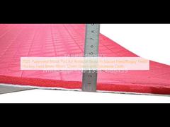 2025 Pad de choc à motifs pour l'herbe artificielle sur le terrain de football/le terrain de rugby/le terrain de hockey 8 mm 10 mm 12 mm 15 mm avec tissu géotexile