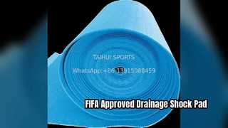 Coussinet de choc FIFA pour gazon artificiel à drainage élevé