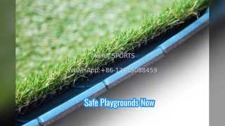 Coussinets de choc emboîtables pour des terrains de jeux sécurisés